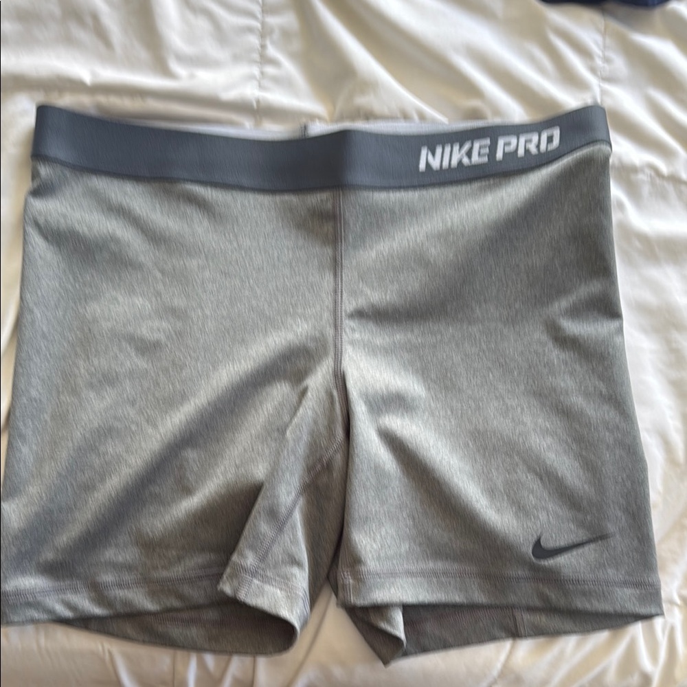 Nike Pro Gray Athletic Shorts